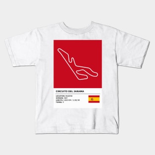 Circuito del Jarama [info] Kids T-Shirt